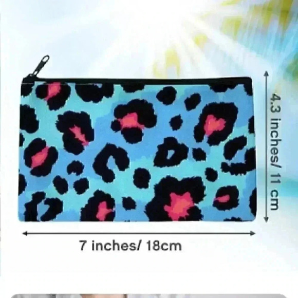 Leopard Cosmetic Bag for Women - Picture 2 of 3